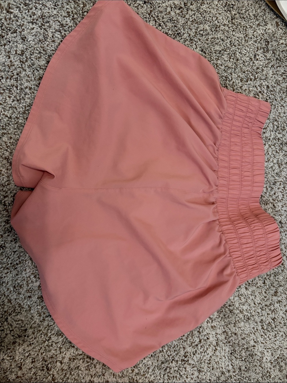 Nike Women's Dusty Rose Elastic-Waist Athletic Shorts - Picture 2 of 3